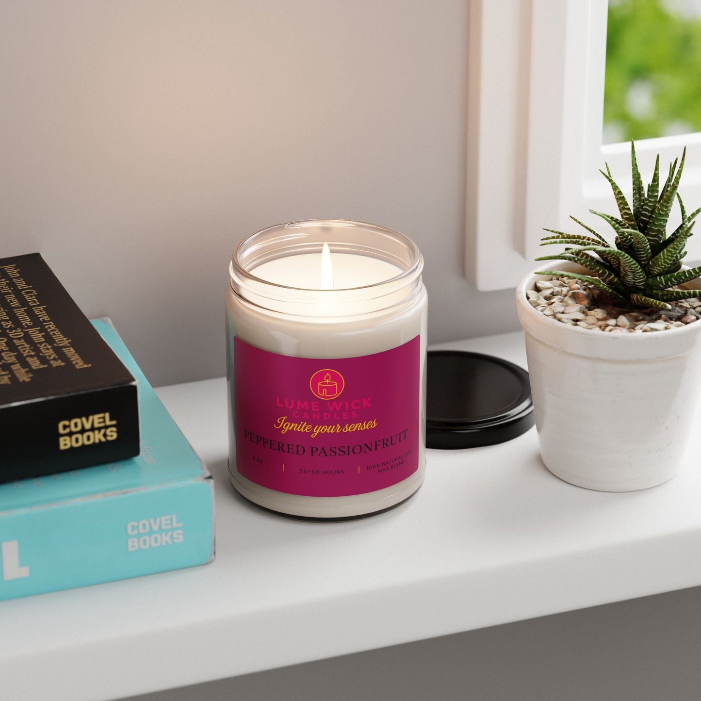 Peppered Passionfruit Candle — Exotic Fruity Escape, Eco-Friendly, Perfect Self-Care Gift