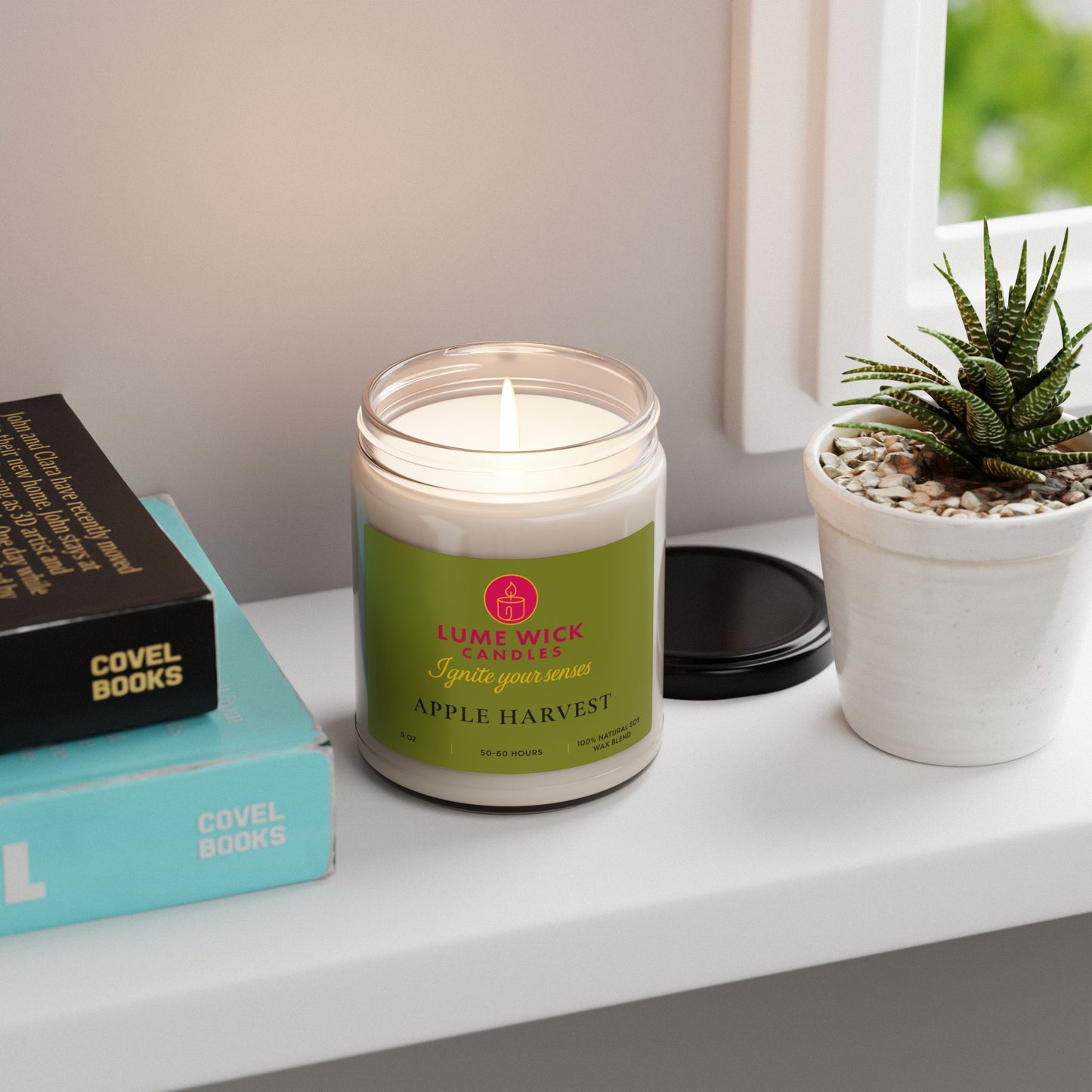 Apple Harvest Candle — Crisp Autumn Delight, Eco-Friendly, Perfect Self-Care Gift