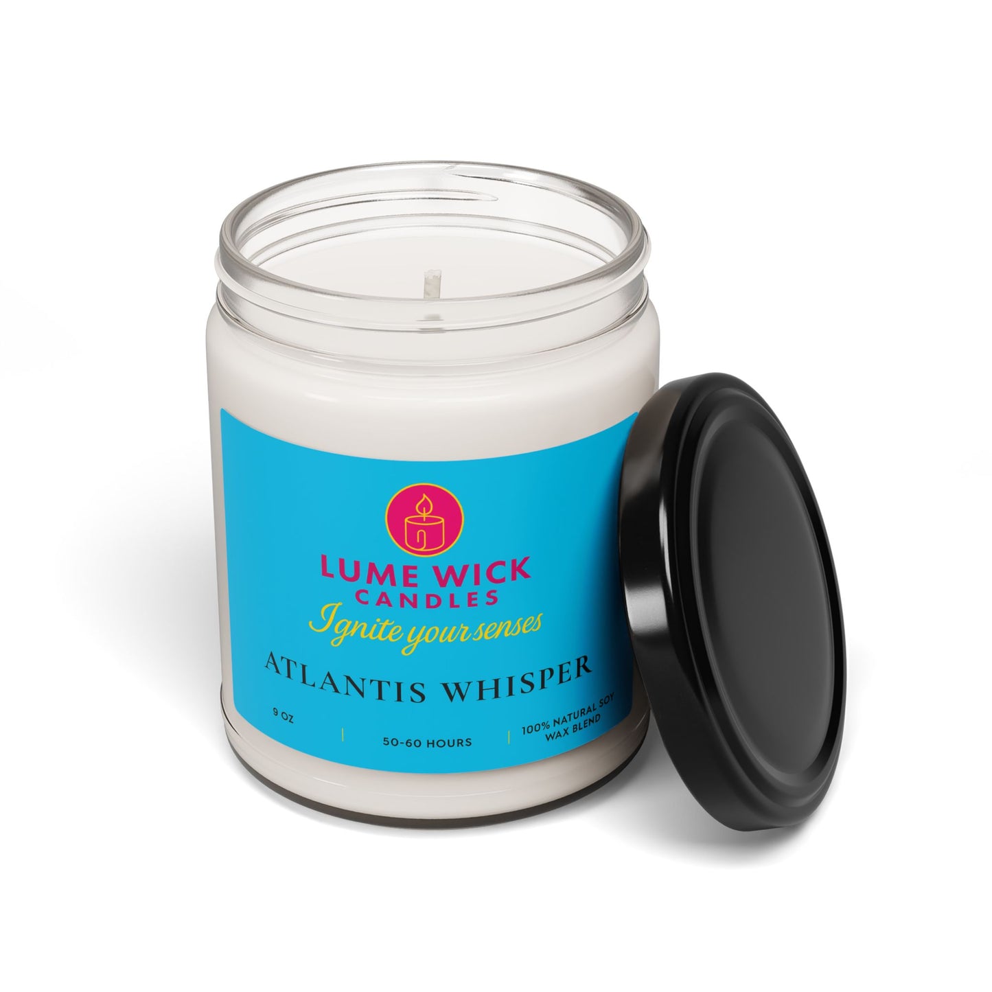 Atlantis Whisper Candle — Mystical Ocean Escape, Eco-Friendly, Perfect Self-Care Gift