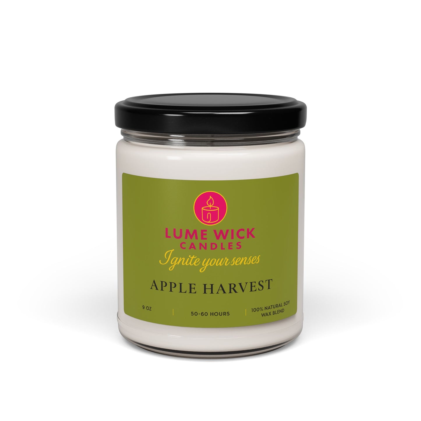 Apple Harvest Candle — Crisp Autumn Delight, Eco-Friendly, Perfect Self-Care Gift