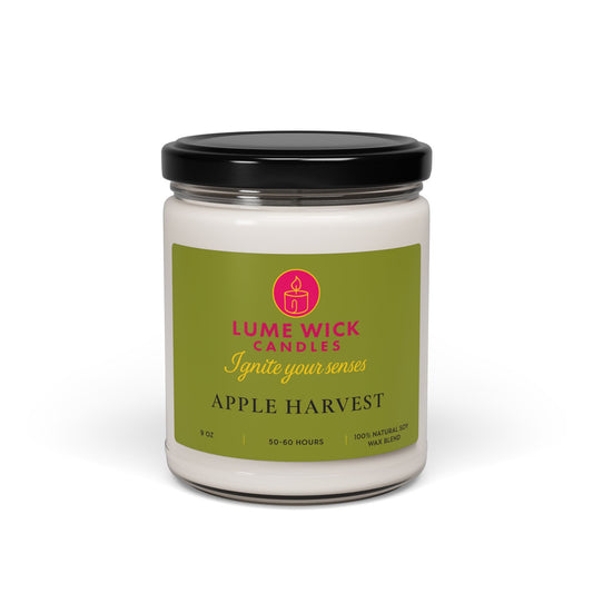 Apple Harvest Candle — Crisp Autumn Delight, Eco-Friendly, Perfect Self-Care Gift
