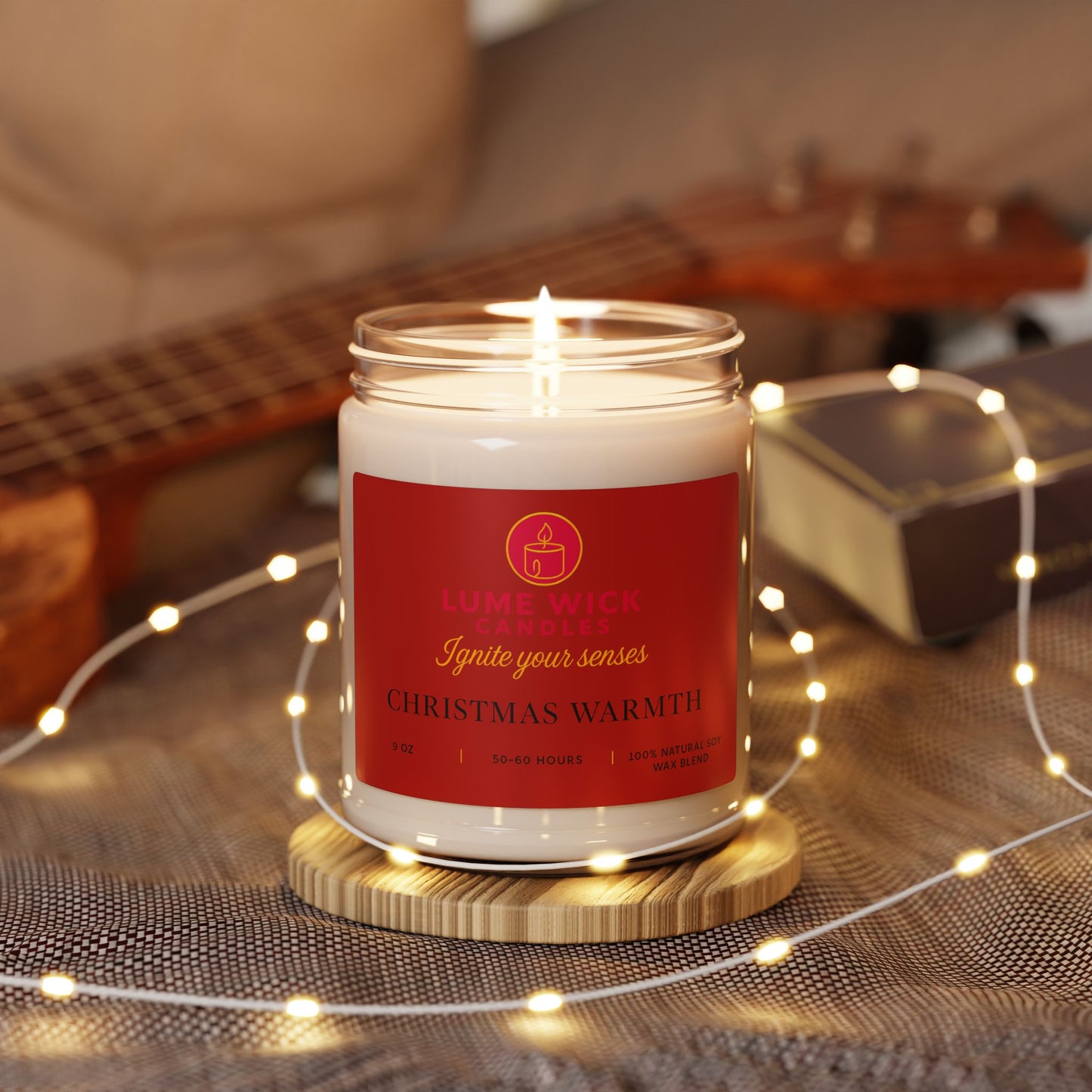 Christmas Warmth Candle — Cozy Holiday Comfort, Eco-Friendly, Perfect Seasonal Gift