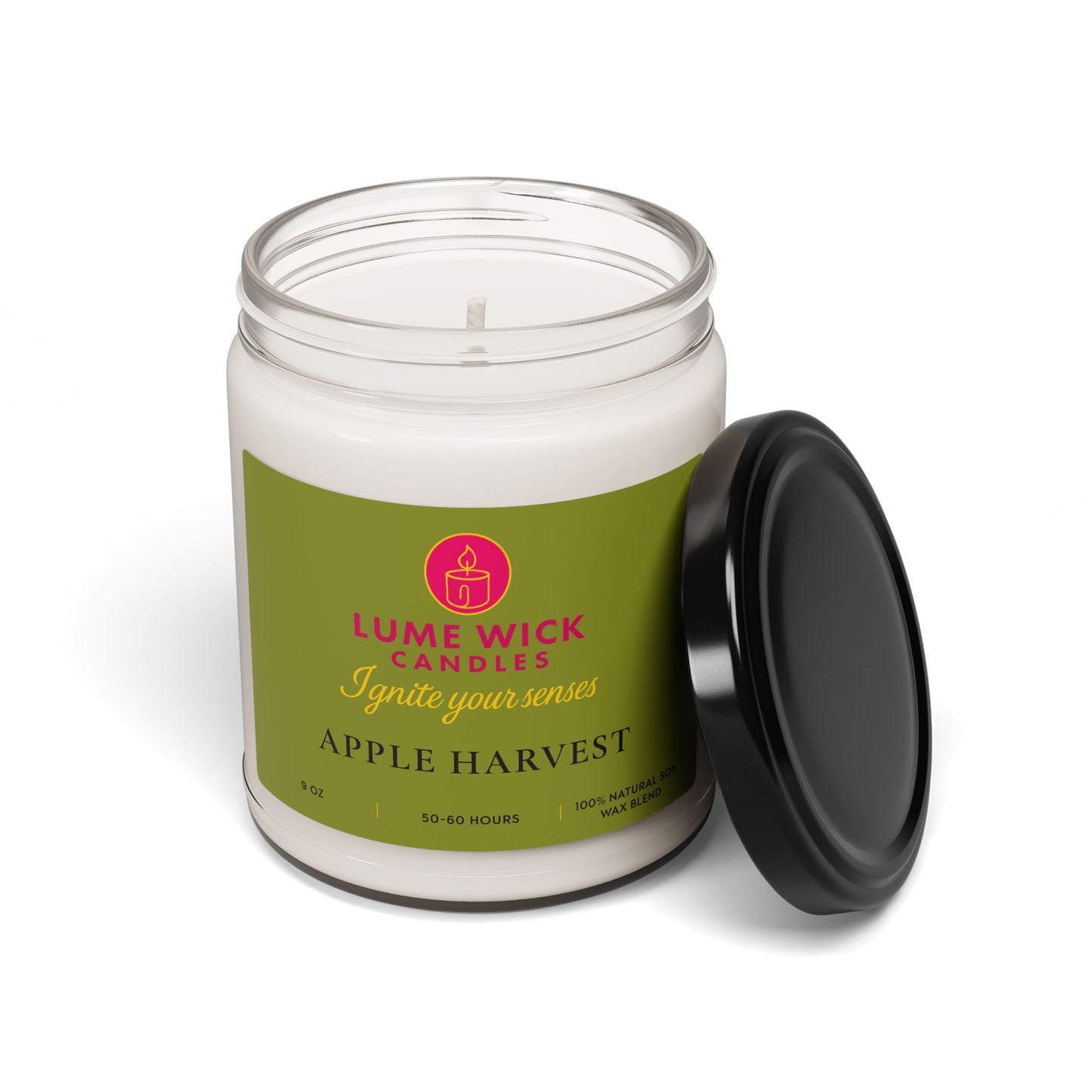 Apple Harvest Candle — Crisp Autumn Delight, Eco-Friendly, Perfect Self-Care Gift