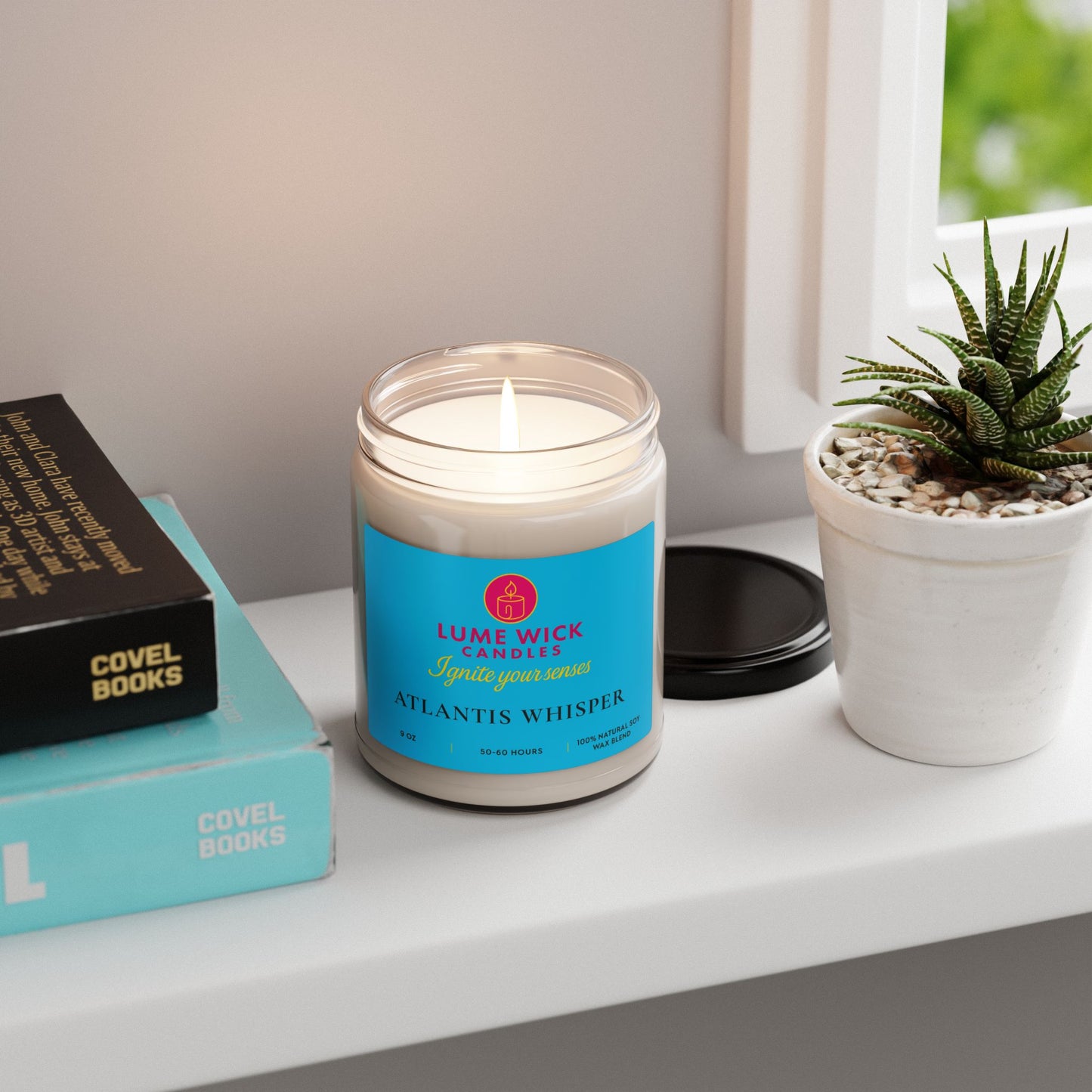 Atlantis Whisper Candle — Mystical Ocean Escape, Eco-Friendly, Perfect Self-Care Gift